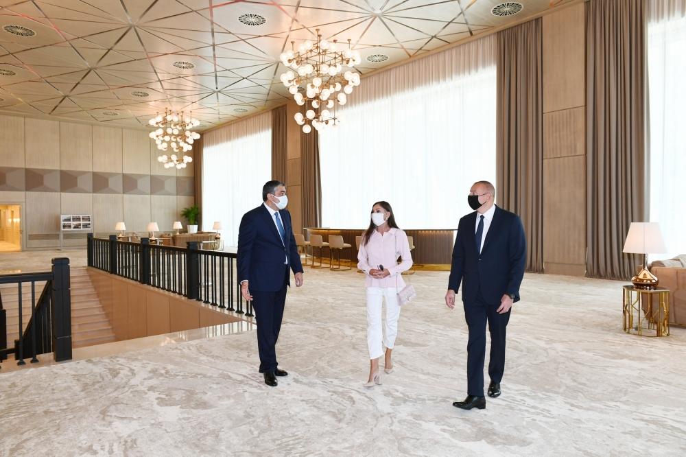 President Aliyev views conditions created at Gulustan Palace after renovation [PHOTO]