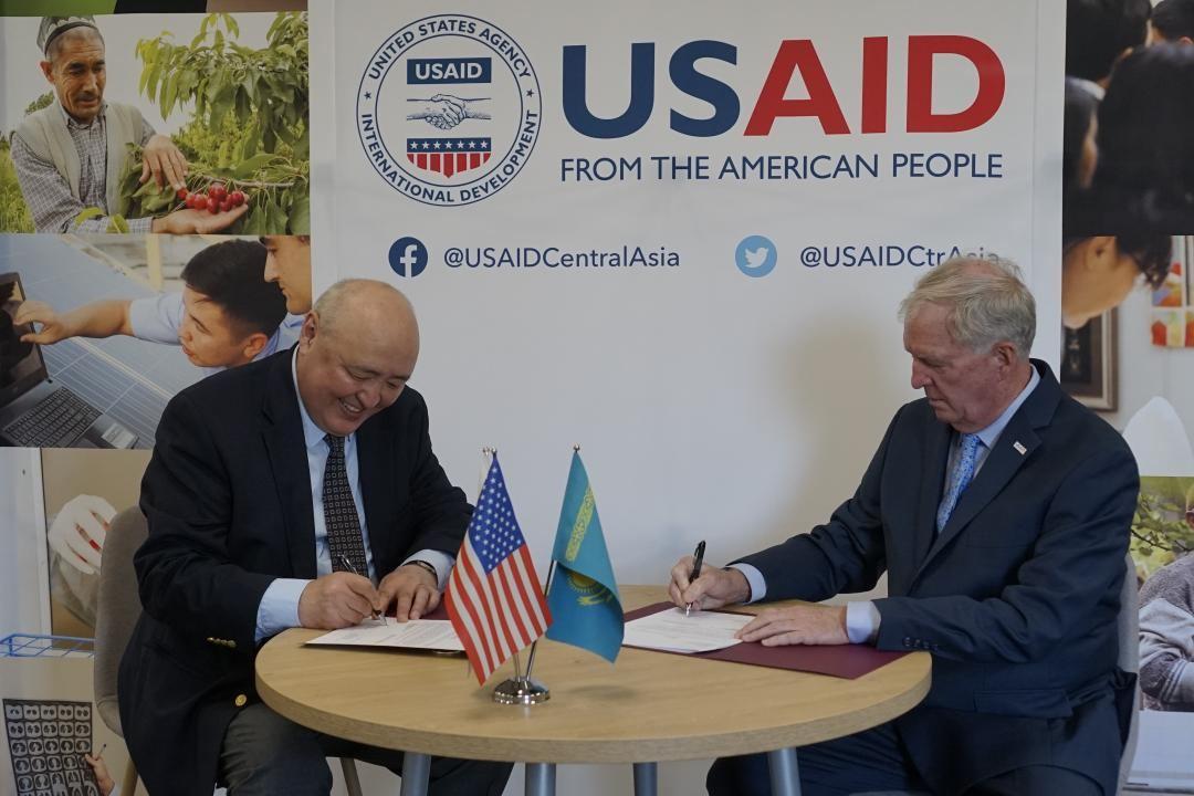 KazAID, USAID Sign Memorandum of Understanding on Cooperation in Official Development Assistance