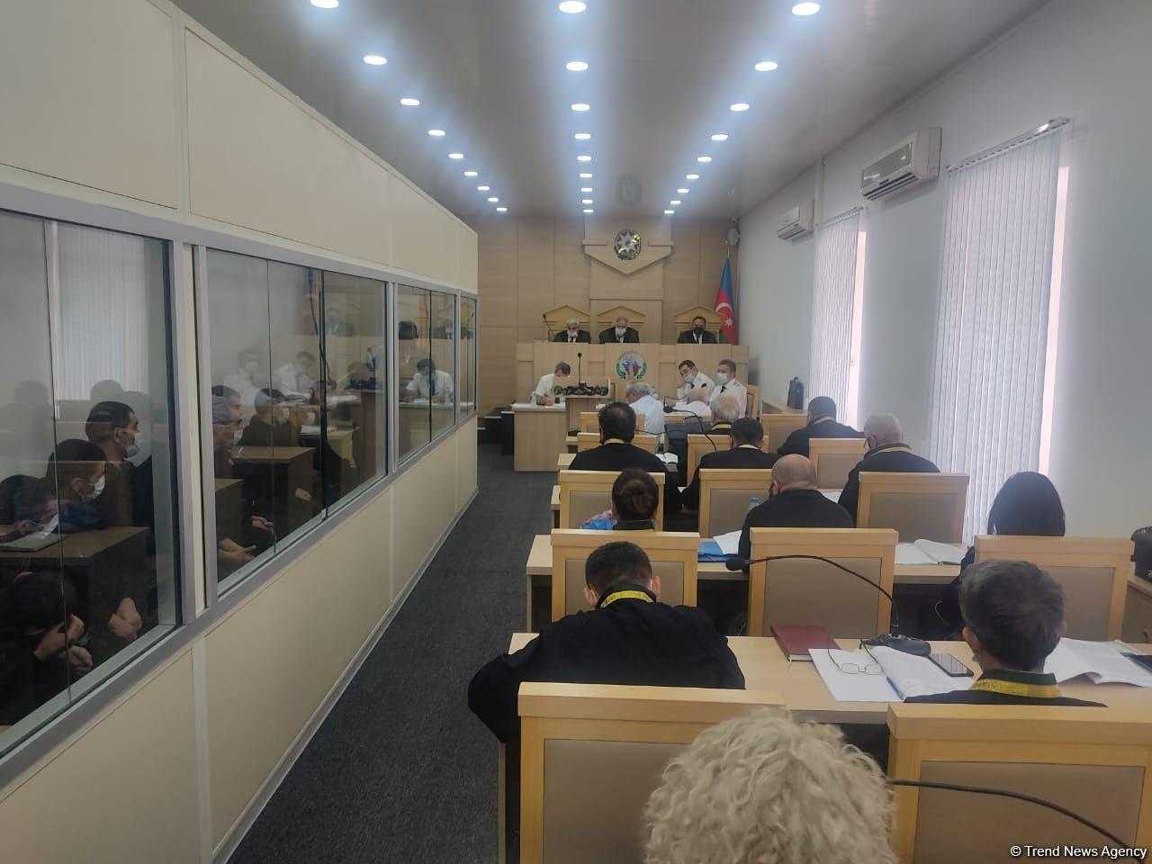 Another court trial of 14-member Armenian armed group starts in Azerbaijan [PHOTO]