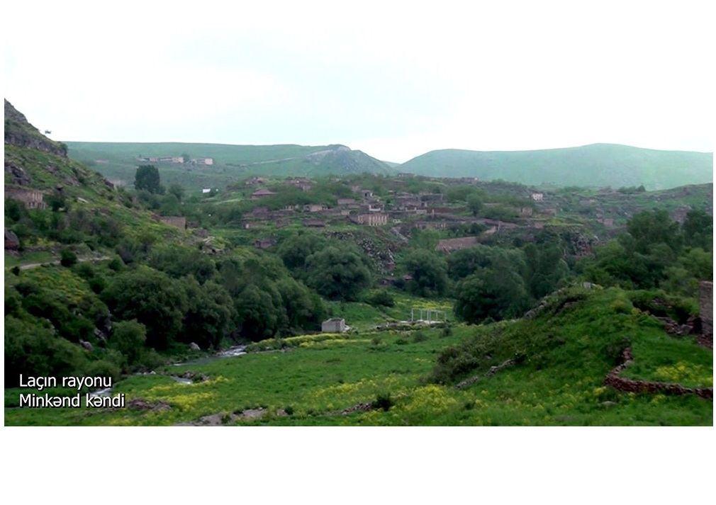 Azerbaijan shows footage from liberated Minkand village of the Lachin district (VIDEO)