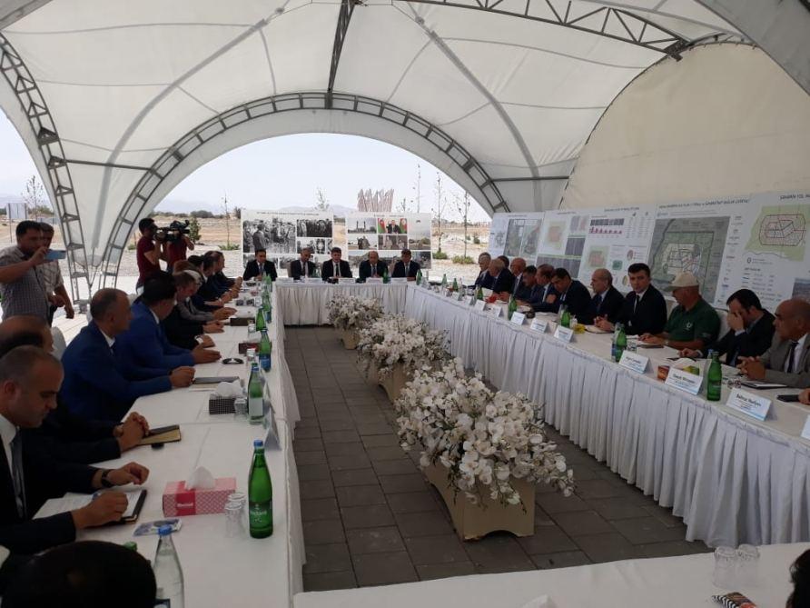 Joint meeting of working groups of Coordination Headquarters underway in Aghdam [PHOTO]