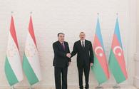 Tajik President Rahmon calls Ilham Aliyev