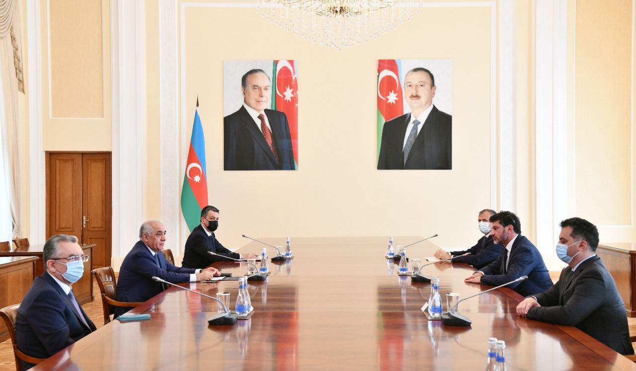 Azerbaijani PM receives mayor of Tbilisi