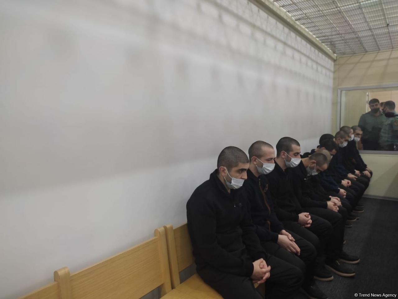 Trial over members of Armenian armed group at Baku court postponed [PHOTO]