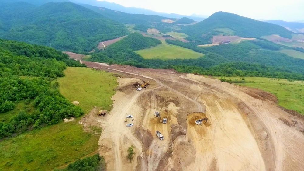 Construction of tunnels on Ahmadbayli-Fuzuli-Shusha highway underway