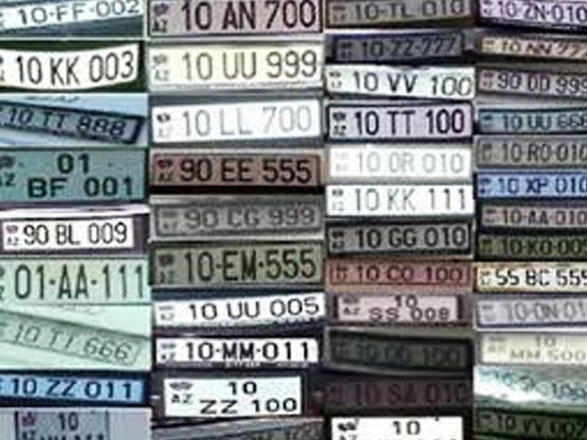 Baku starts issuing state license plates of new series to car owners