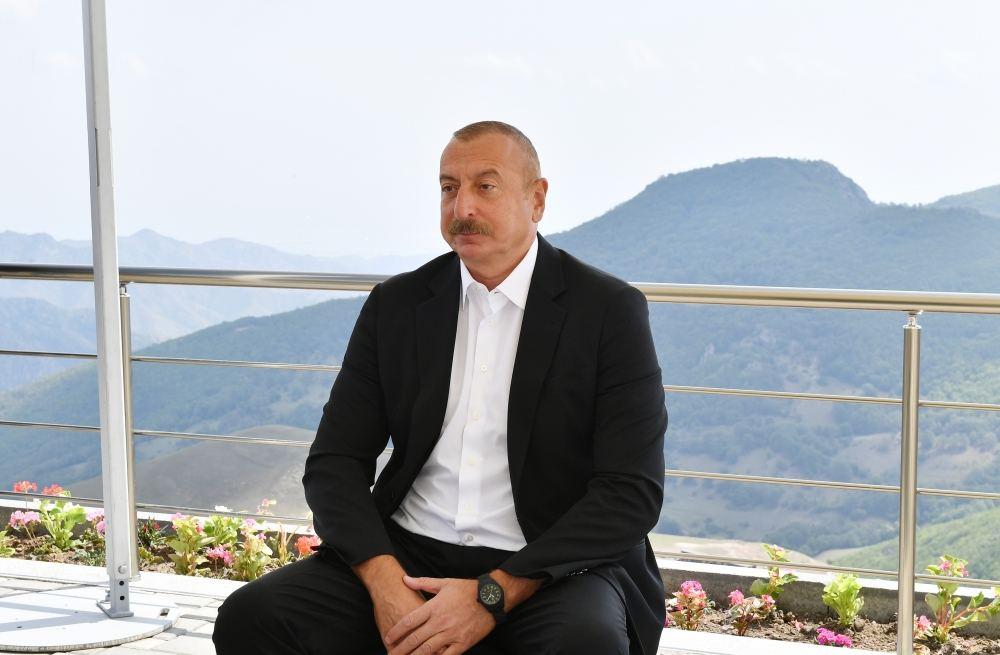 President Aliyev gives interview to Azerbaijan Television