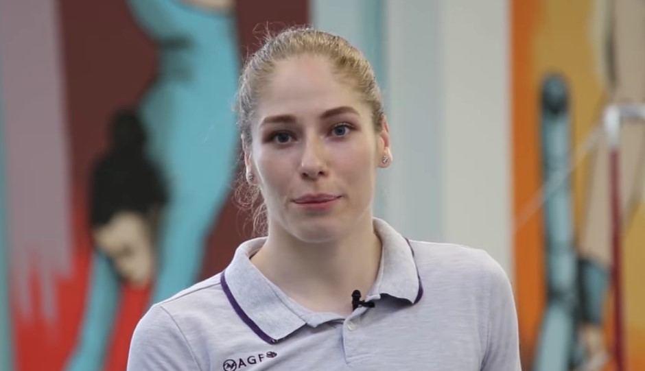 Marina Nekrasova performs as part of competition at Tokyo Olympics