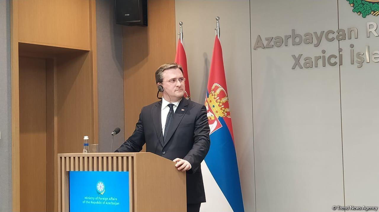 Serbia will never forget Azerbaijan's support during hard times - minister