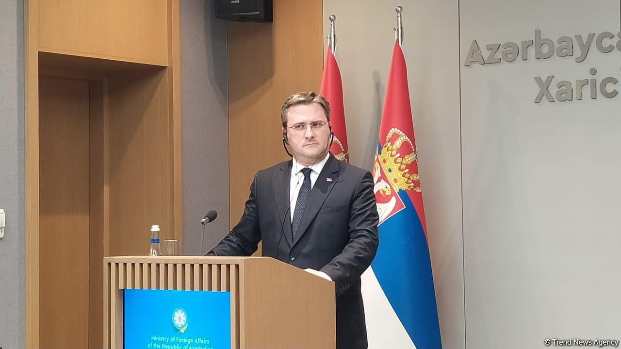 Serbia focusing on co-op with Azerbaijan, says FM Nikola Selakovic