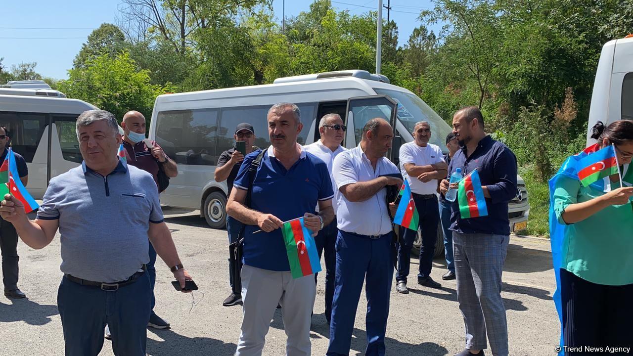 Azerbaijanis living abroad arrive in Shusha [PHOTO] - Gallery Image