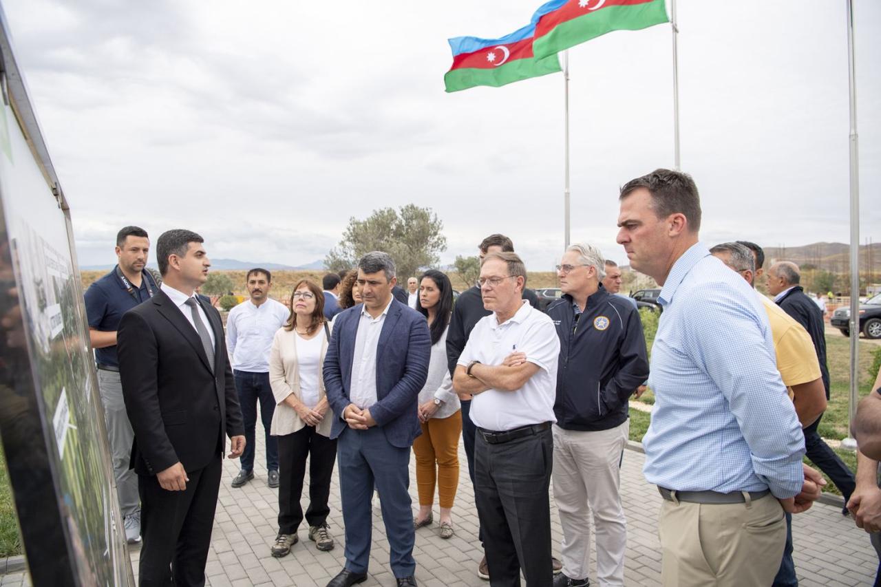 Oklahoma governor views work within "smart village" project in Azerbaijan’s Zangilan [PHOTO]