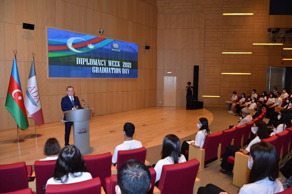 Baku holds Week of Diplomacy closing ceremony organized by Foreign Ministry, ADA University [PHOTO] - Gallery Image