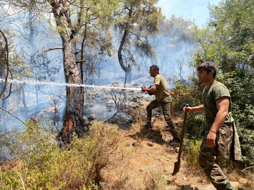 Azerbaijani firefighters prevent spread of fires in Turkey's Marmaris region [PHOTO/VIDEO] - Gallery Image