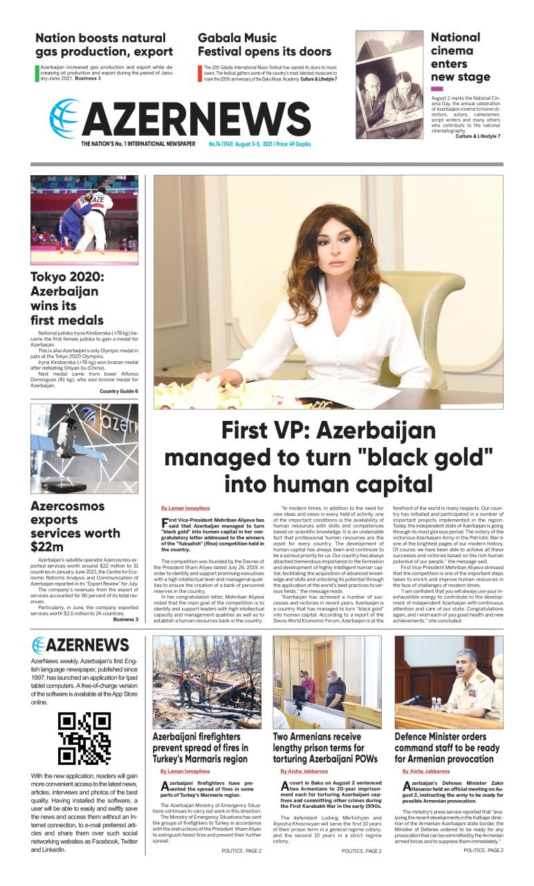 AZERNEWS releases another print issue