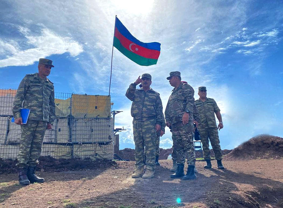 Defence chief inspects military units in liberated Kalbajar [PHOTO/VIDEO]