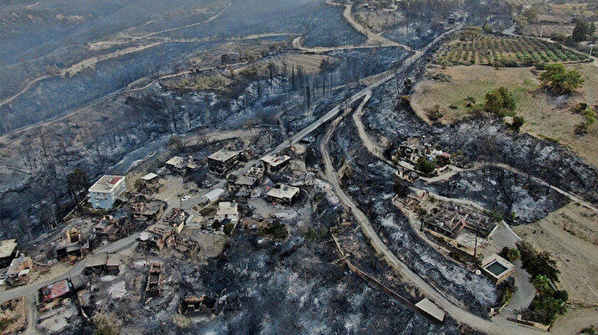 Turkey’s largest wildfires damage 60,000 hectares forest area