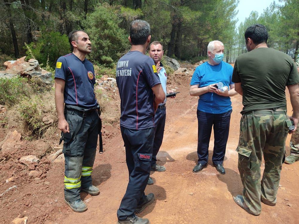 Azerbaijani firefighters continue to fight forest fires in Turkey [PHOTO/VIDEO]