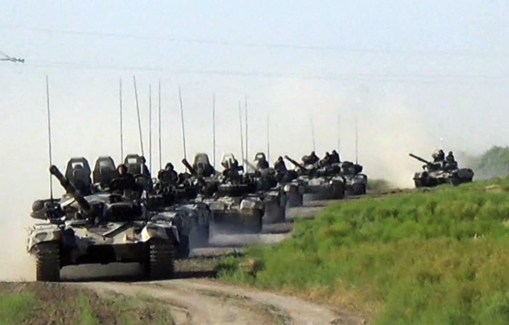 Azerbaijani Army’s tank units hold combat drills