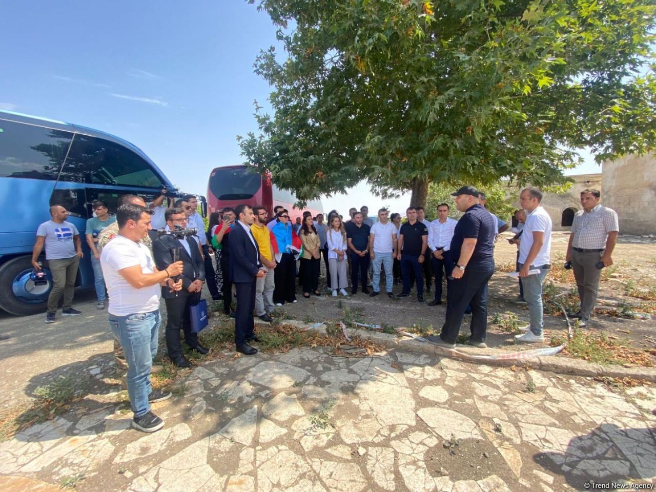 Reps of Azerbaijan's leading youth organizations visit liberated Aghdam (PHOTO)