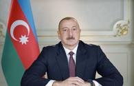 Nizami Ganjavi  Int'l Center sends congratulatory letter to President Ilham Aliyev