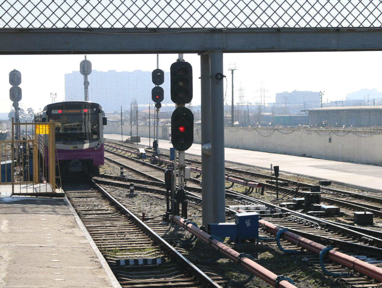 Baku Metro launches construction of canopy over ground station on "purple" line