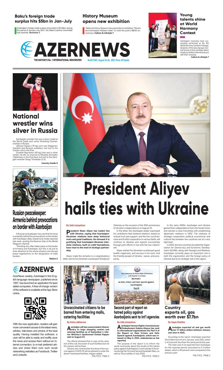 AZERNEWS releases another print issue