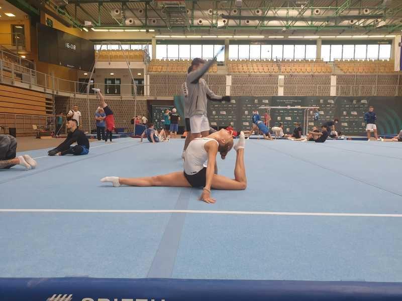 National gymnast performs at World Cup in Slovenia [PHOTO]