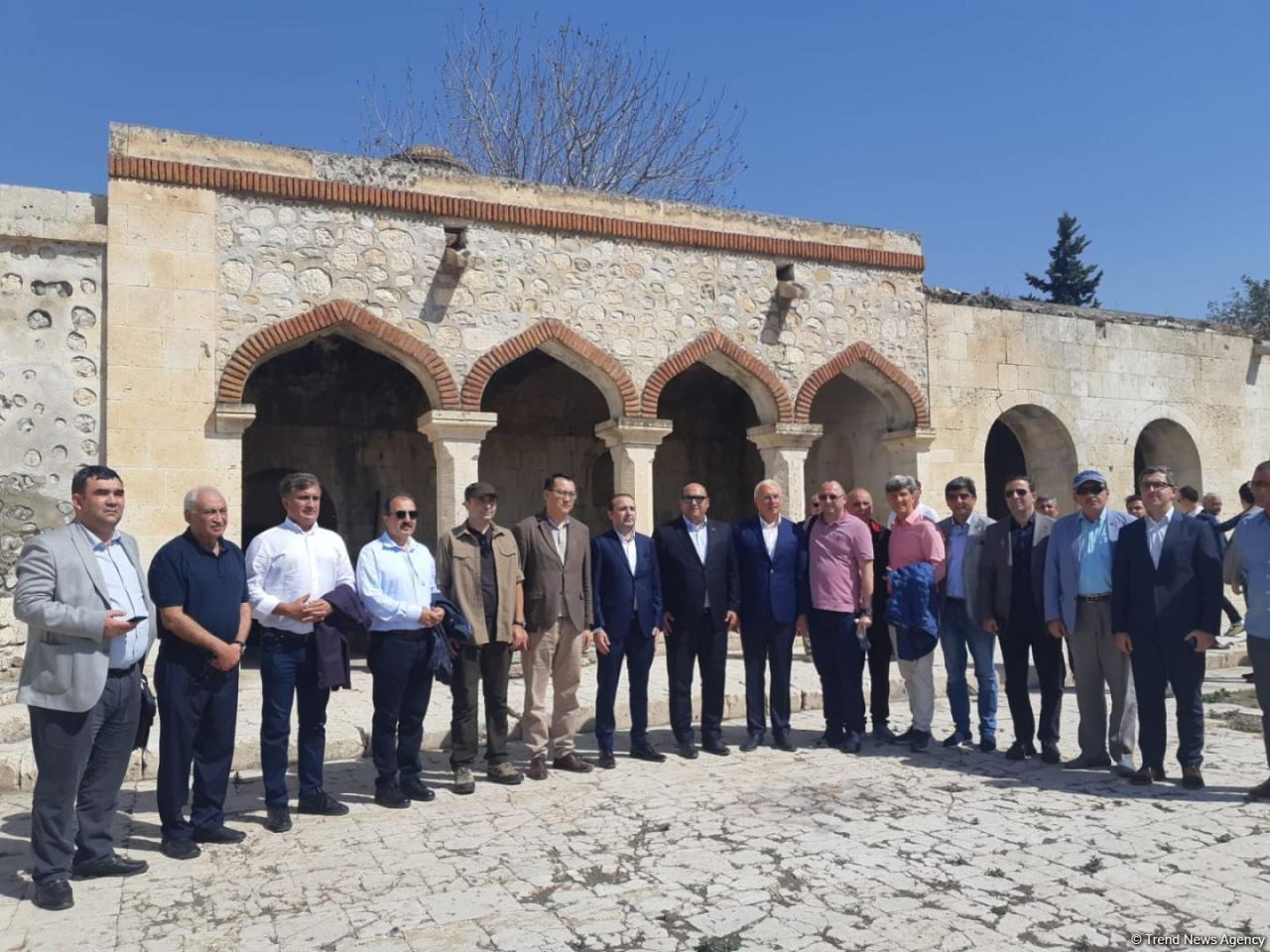 Turkic Council delegation visits 'Imaret' complex in Aghdam [PHOTO]
