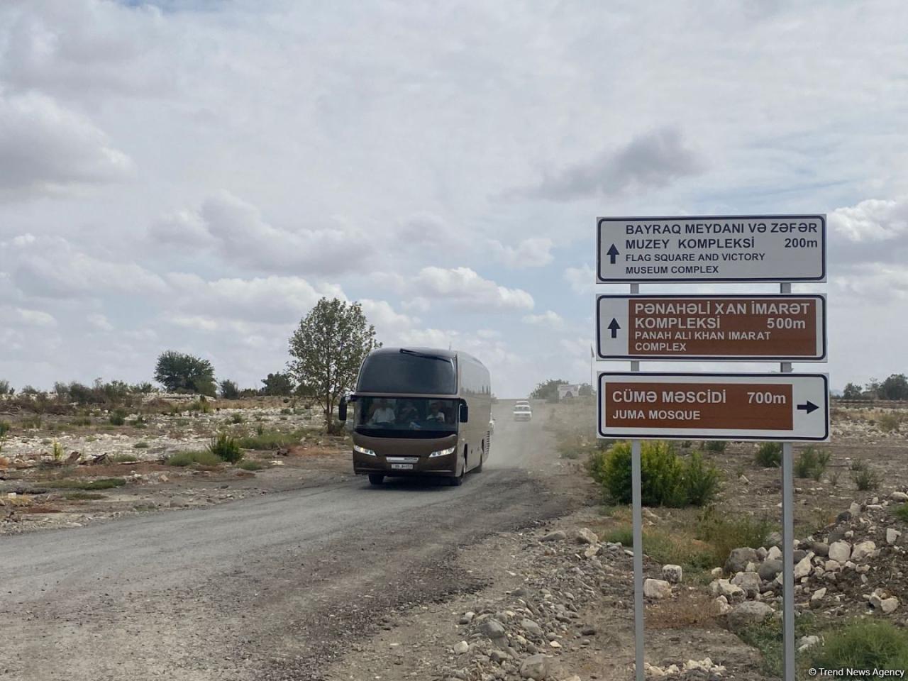 Residents of Azerbaijan's Aghdam visit their hometown (PHOTO)