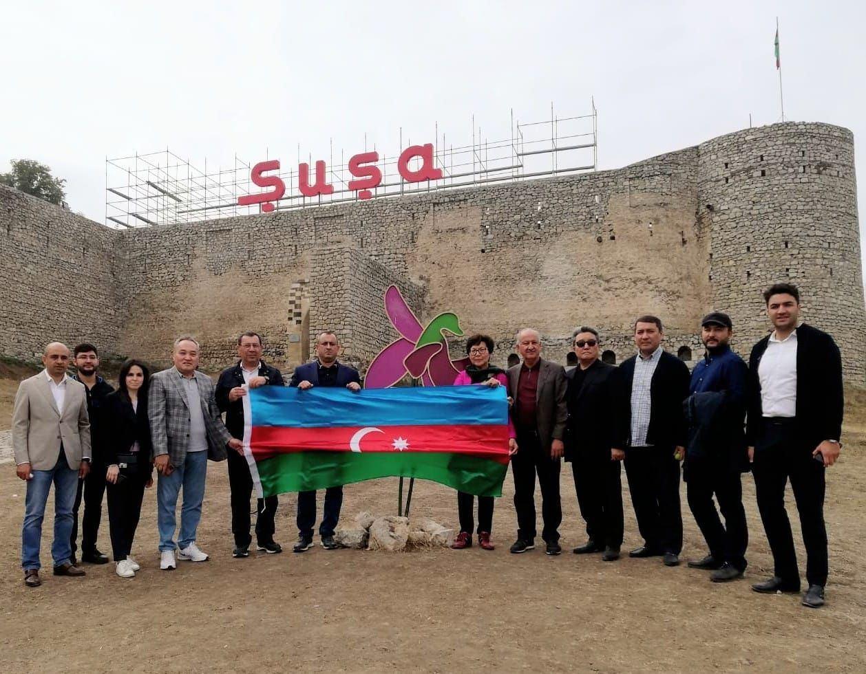 Kazakh parliament delegation visits Shusha, Fuzuli [PHOTO]