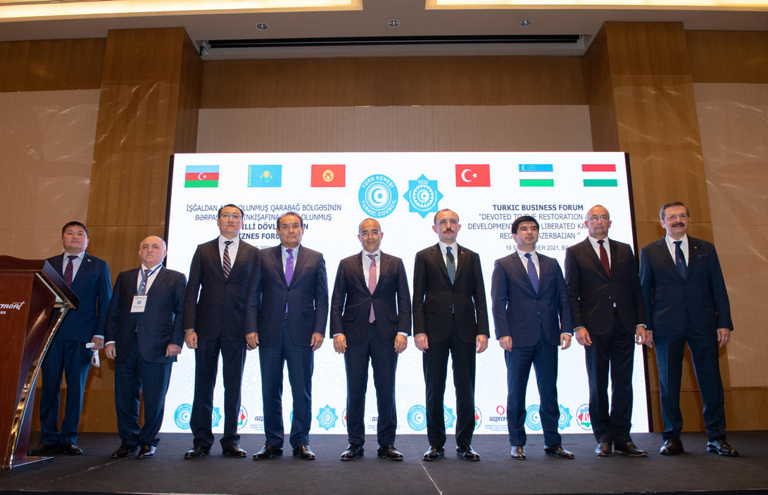 Turkic Council members eye Karabakh restoration at Baku business forum [PHOTO]