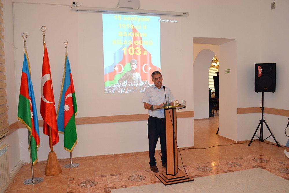 Azerbaijani Army holds events on 103rd anniversary of Baku's liberation [PHOTO] - Gallery Image