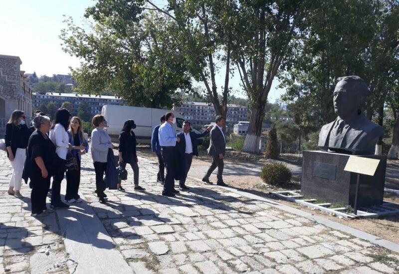 OIC ombudsmen investigate Armenian vandalism acts in Shusha [PHOTO]