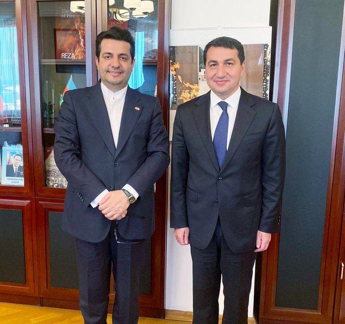 Iranian ambassador holds talks with assistant to Azerbaijan's president