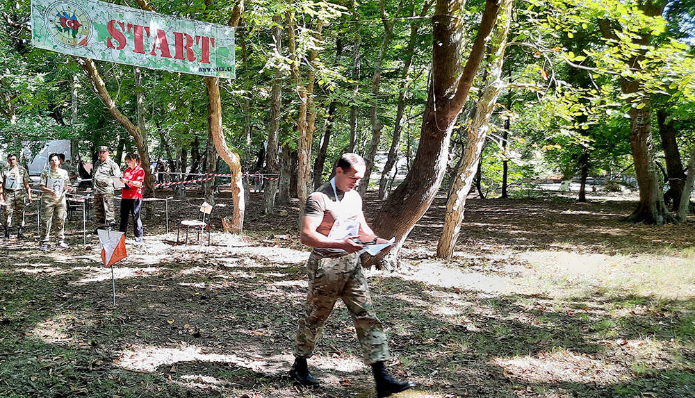 Azerbaijani army holds orienteering competitions [PHOTO]