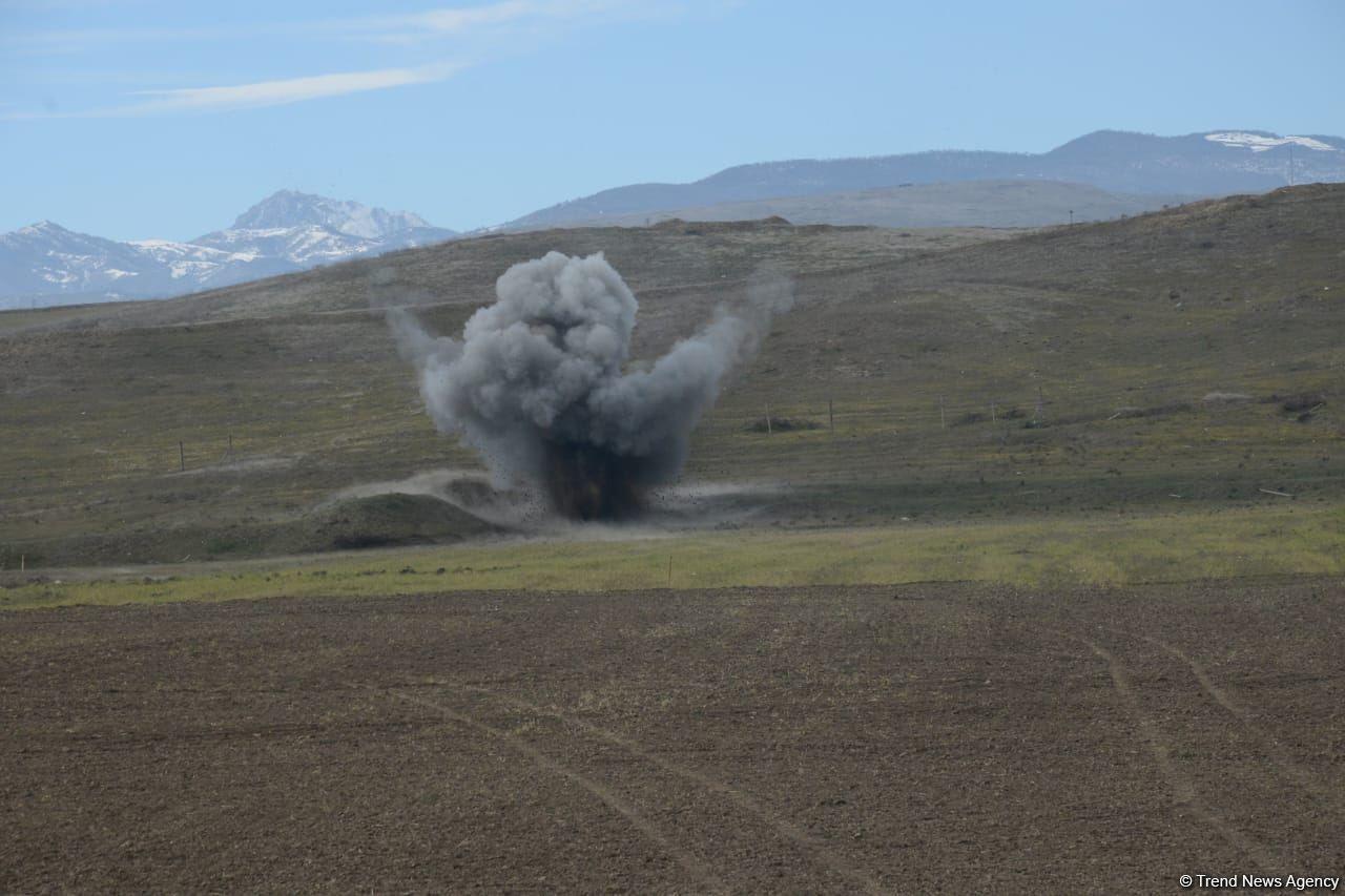 Azerbaijani civilian killed in mine blast