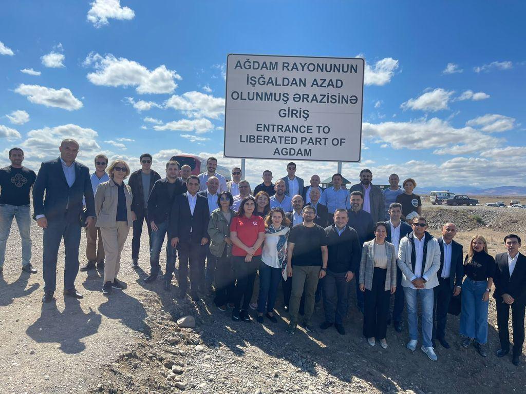 Azerbaijani-American Commerce Chamber members visit Aghdam [PHOTO]