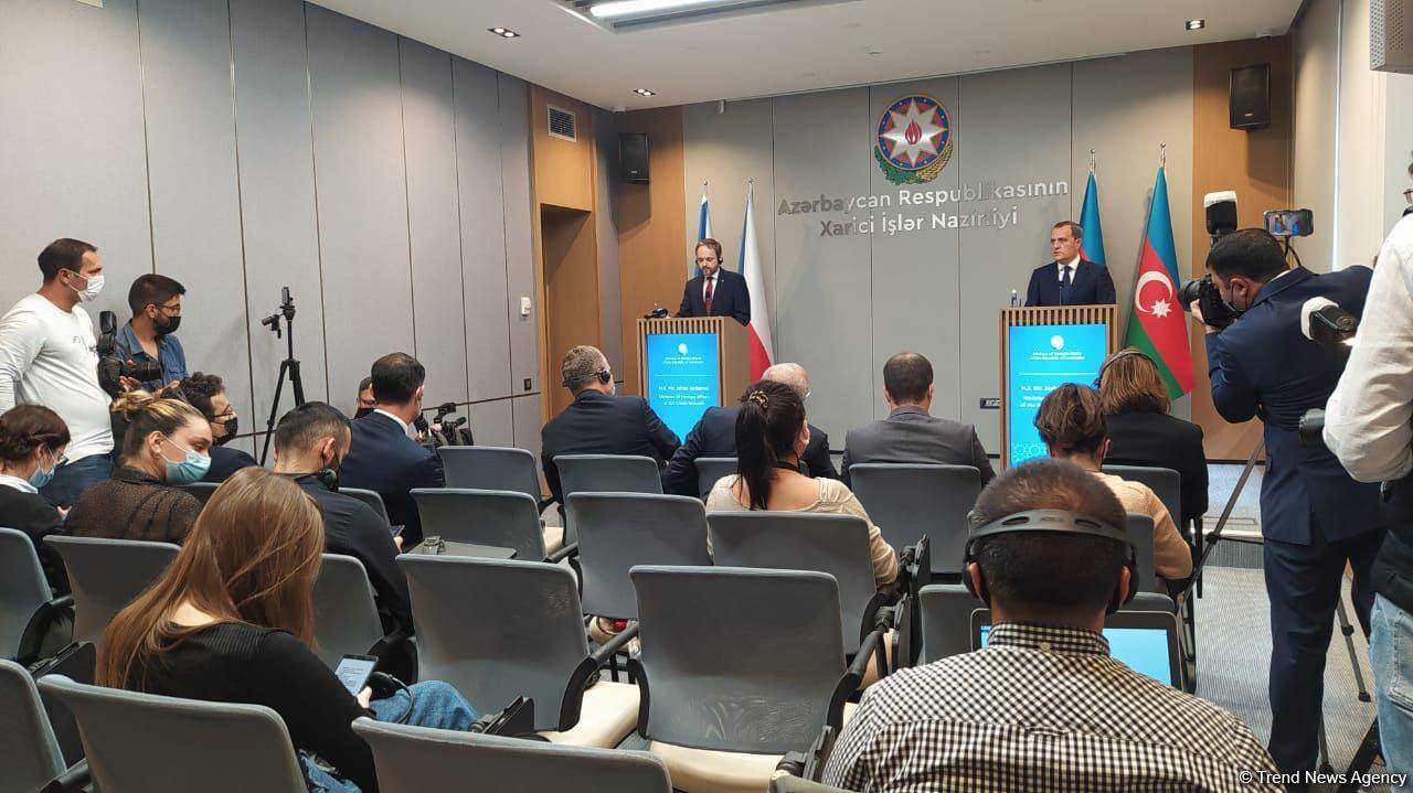 FM: Baku, Prague have potential to jointly rebuild Karabakh [PHOTO] - Gallery Image