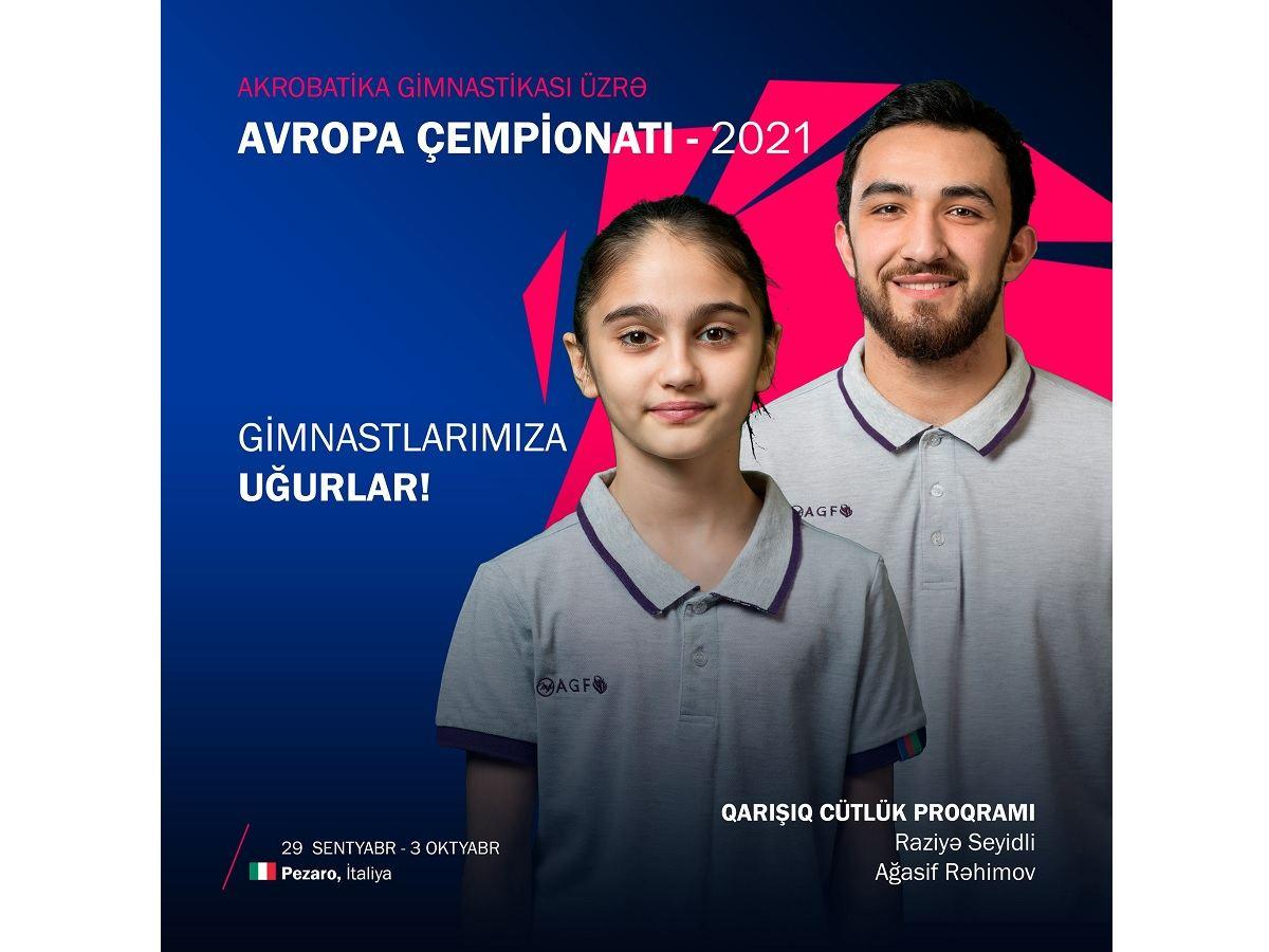 Azerbaijani gymnasts win silver at European Championship in Italy