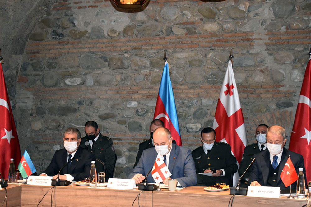 Azerbaijan, Turkey, Georgia ink trilateral protocol [PHOTO]