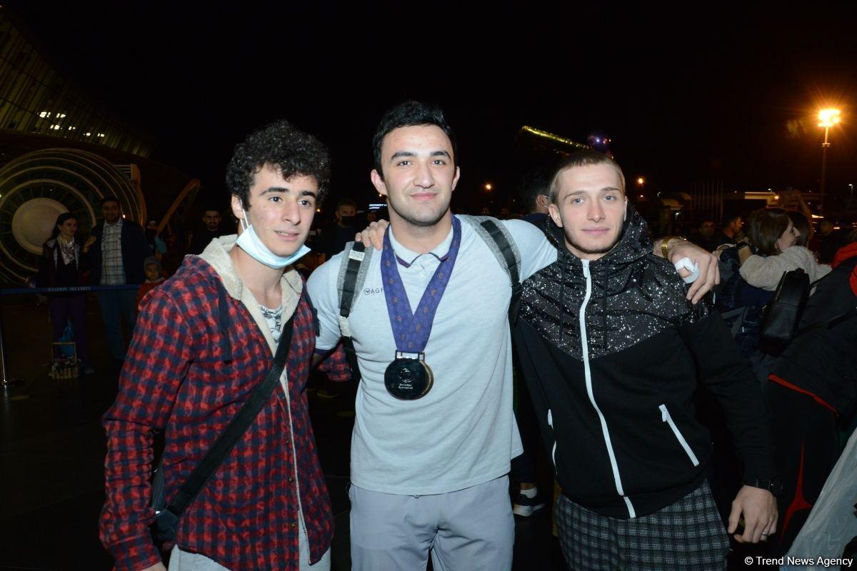 Azerbaijani gymnasts bring medals of European Championship to Baku [PHOTO] - Gallery Image