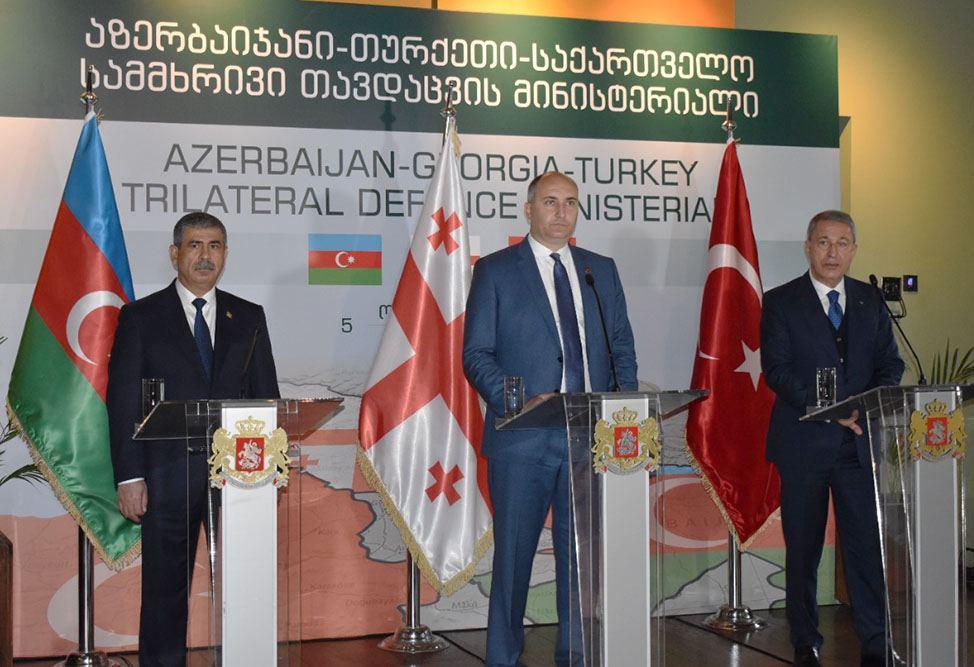 Azerbaijan, Turkey, Georgia ink trilateral protocol [PHOTO] - Gallery Image