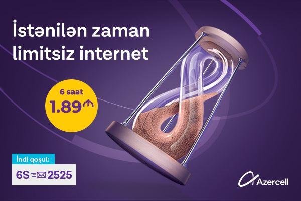 Discover Azercell's high-speed mobile data with a wide range of affordable internet packs!