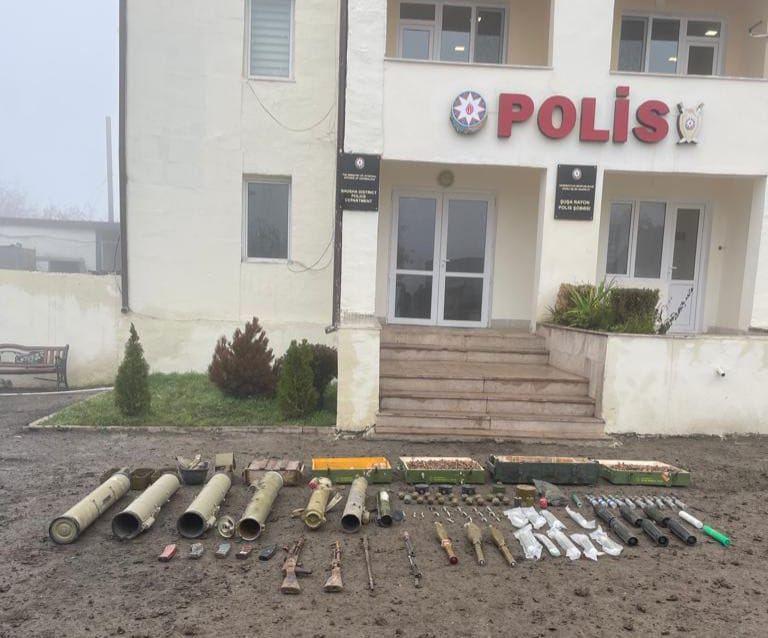 Police seize munitions in liberated Shusha