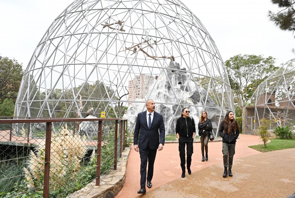 President, First Lady inaugurate Baku Zoo after renovation [UPDATE]