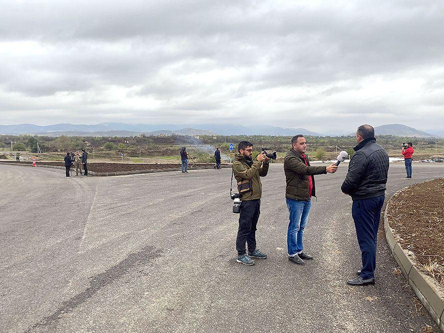Azerbaijan's MoD organizes media tour to liberated Fuzuli, Khojavand districts [PHOTO] - Gallery Image