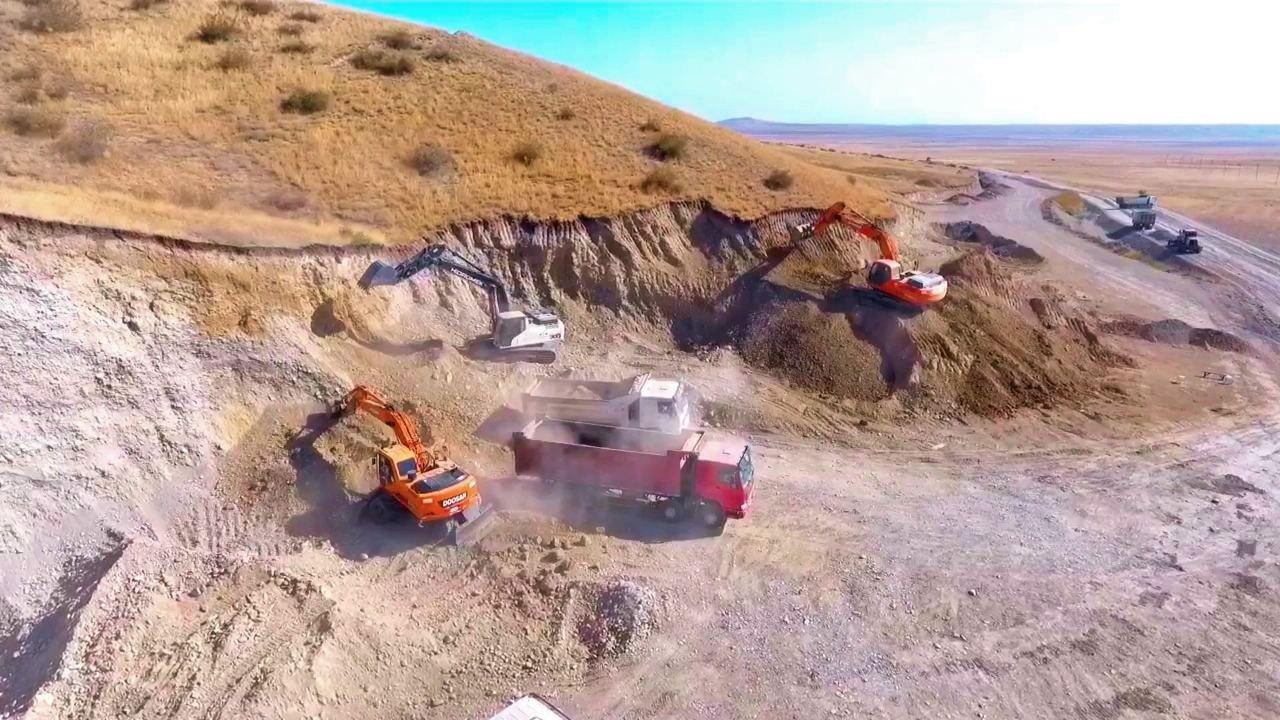 Azerbaijan continues construction of Talish-Naftalan road in Tartar region [PHOTO]