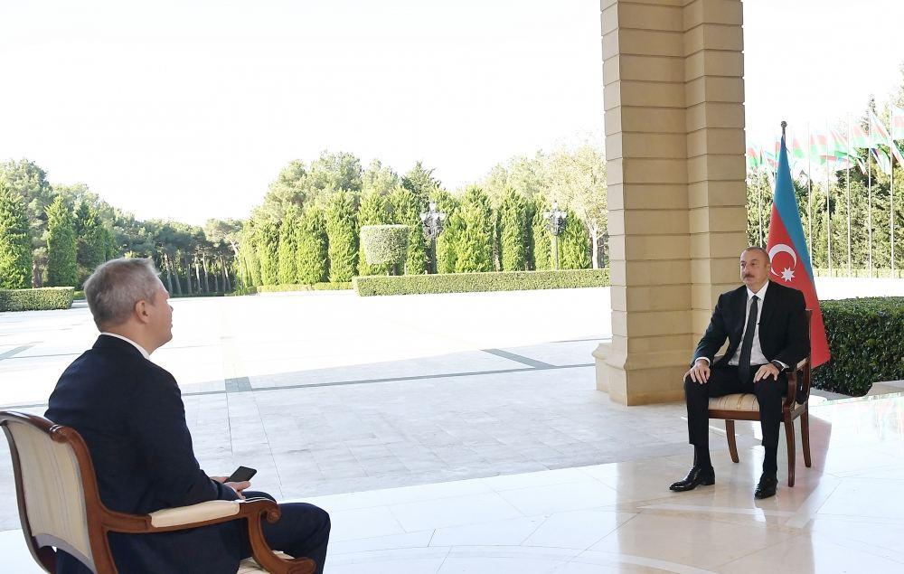 Chronicles of Victory: President Ilham Aliyev interviewed by Russian RBC TV channel on October 10, 2020 [PHOTO/VIDEO]