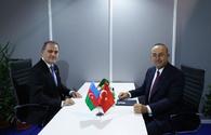 Azerbaijani, Turkish FMs meet in Belgrade